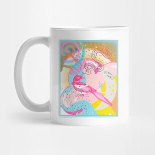 Fuchsia Magpie Mug